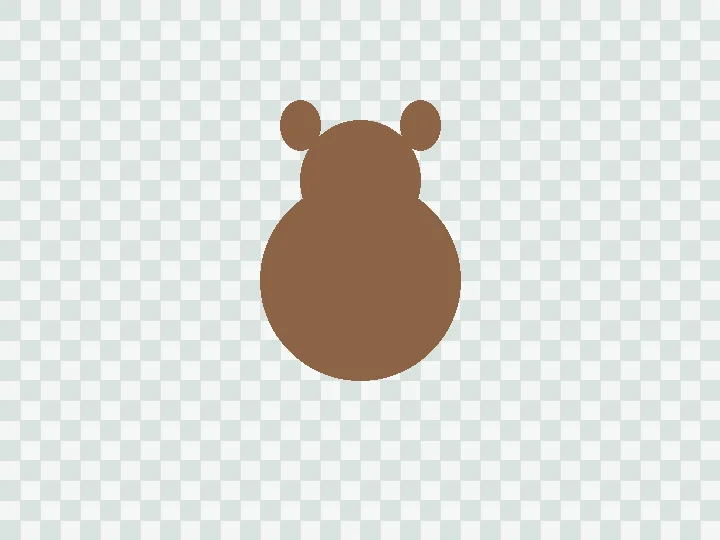 After: dog cut out on a transparent background